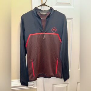 J.Lindeberg Black and Red Performance Jacket